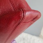 Chanel Shoulder Bag Red Grained Calfskin With Gold Hardware #CKCK-21 - Image 15