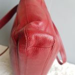 Chanel Shoulder Bag Red Grained Calfskin With Gold Hardware #CKCK-21 - Image 14