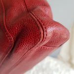 Chanel Shoulder Bag Red Grained Calfskin With Gold Hardware #CKCK-21 - Image 17