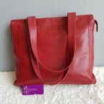 Chanel Shoulder Bag Red Grained Calfskin With Gold Hardware #CKCK-21 - Image 2