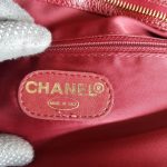 Chanel Shoulder Bag Red Grained Calfskin With Gold Hardware #CKCK-21 - Image 28