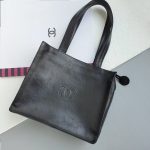 Chanel Vintage Bag Black Calfskin with Silver Hardware #TYLS-3