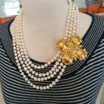 Chanel Vintage Brooch Gold Plated #CKCK-34 - Image 10