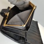 Chanel Wallet Black Caviar Leather with Gold Hardware #STUT-8 - Image 17