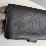 Chanel Wallet Black Caviar Leather with Gold Hardware #STUT-8 - Image 3
