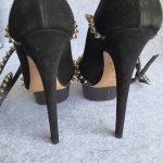 Charlotte Olympia Pumps Size37.5 Black Suede Leather with Stud Details Shoes #GLYYY-1 - Image 10
