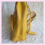 Christian Dior Vintage Backpack Yellow Leather with Silver Hardware #TEOY-8 - Image 14