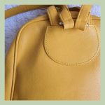 Christian Dior Vintage Backpack Yellow Leather with Silver Hardware #TEOY-8 - Image 6