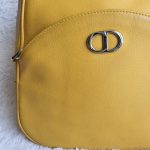 Christian Dior Vintage Backpack Yellow Leather with Silver Hardware #TEOY-8 - Image 4