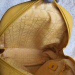Christian Dior Vintage Backpack Yellow Leather with Silver Hardware #TEOY-8 - Image 41