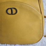 Christian Dior Vintage Backpack Yellow Leather with Silver Hardware #TEOY-8 - Image 5
