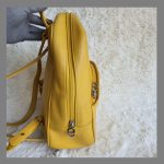 Christian Dior Vintage Backpack Yellow Leather with Silver Hardware #TEOY-8 - Image 11