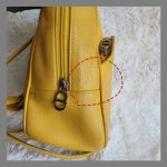 Christian Dior Vintage Backpack Yellow Leather with Silver Hardware #TEOY-8 - Image 13