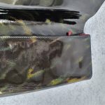 Christian Louboutin Clutch Metallic Black/Gold Patent Leather with Gold Hardware Bag #TKSC-10 - Image 16