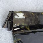 Christian Louboutin Clutch Metallic Black/Gold Patent Leather with Gold Hardware Bag #TKSC-10 - Image 13