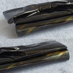 Christian Louboutin Clutch Metallic Black/Gold Patent Leather with Gold Hardware Bag #TKSC-10 - Image 10