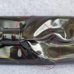 Christian Louboutin Clutch Metallic Black/Gold Patent Leather with Gold Hardware Bag #TKSC-10 - Image 4