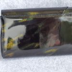 Christian Louboutin Clutch Metallic Black/Gold Patent Leather with Gold Hardware Bag #TKSC-10 - Image 5