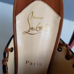 Christian Louboutin Peeptoe Pump Sz40 Blue/brown Suede Leather #STTL-6 - Image 14