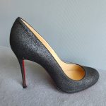 Christian Louboutin Pump Sz38.5 Black Leather Shoes #TLCO-2 - Image 6
