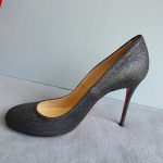 Christian Louboutin Pump Sz38.5 Black Leather Shoes #TLCO-2 - Image 7