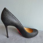 Christian Louboutin Pump Sz38.5 Black Leather Shoes #TLCO-2 - Image 8