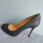 Christian Louboutin Pump Sz38.5 Black Leather Shoes #TLCO-2 - Image 9