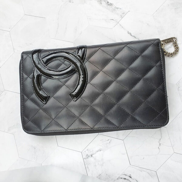 Chanel Cambon Zip Around Large Wallet #TYSE-8