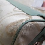 Escada Hobo White/Blue Canvas With Leather And Silver Hardware #UTEL-10 - Image 12