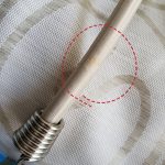 Escada Hobo White/Blue Canvas With Leather And Silver Hardware #UTEL-10 - Image 22