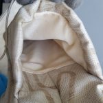 Escada Hobo White/Blue Canvas With Leather And Silver Hardware #UTEL-10 - Image 26