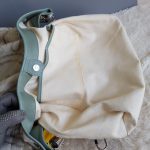 Escada Hobo White/Blue Canvas With Leather And Silver Hardware #UTEL-10 - Image 32