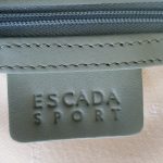 Escada Hobo White/Blue Canvas With Leather And Silver Hardware #UTEL-10 - Image 23