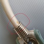 Escada Hobo White/Blue Canvas With Leather And Silver Hardware #UTEL-10 - Image 21