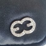 Escada Small Tote Black Satin Bag #UTCR-4 - Image 18