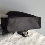 Escada Small Tote Black Satin Bag #UTCR-4 - Image 10