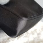 Escada Small Tote Black Satin Bag #UTCR-4 - Image 12