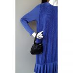 Escada Small Tote Black Satin Bag #UTCR-4 - Image 23