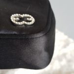 Escada Small Tote Black Satin Bag #UTCR-4 - Image 14