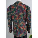 Escada Size 38 Multicolor Wool Vintage Jacket #TCSC-5 - Image 2