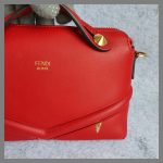 Fendi By The Way Mini Red Smooth Calf Leather with Gold Hardware #TKSO-1 - Image 4