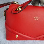 Fendi By The Way Mini Red Smooth Calf Leather with Gold Hardware #TKSO-1 - Image 3