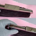 Giuseppe Zanotti Clutch Black Suede Leather With Sequine Detail And Black Hardware #YCEL-2 - Image 9