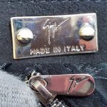 Giuseppe Zanotti Clutch Black Suede Leather With Sequine Detail And Black Hardware #YCEL-2 - Image 13