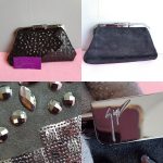 Giuseppe Zanotti Clutch Black Suede Leather With Sequine Detail And Black Hardware #YCEL-2 - Image 2