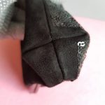 Giuseppe Zanotti Clutch Black Suede Leather With Sequine Detail And Black Hardware #YCEL-2 - Image 11