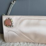 Giuseppe Zanotti Clutch Pink Satin With Silver Hardware #LEUS-10 - Image 3