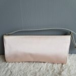 Giuseppe Zanotti Clutch Pink Satin With Silver Hardware #LEUS-10 - Image 6