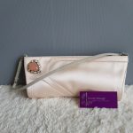 Giuseppe Zanotti Clutch Pink Satin With Silver Hardware #LEUS-10 - Image 2