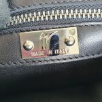 Giuseppe Zanotti Clutch/Shoulder Bag Black Suede Leather with Beads Details #TCLY-1 - Image 15